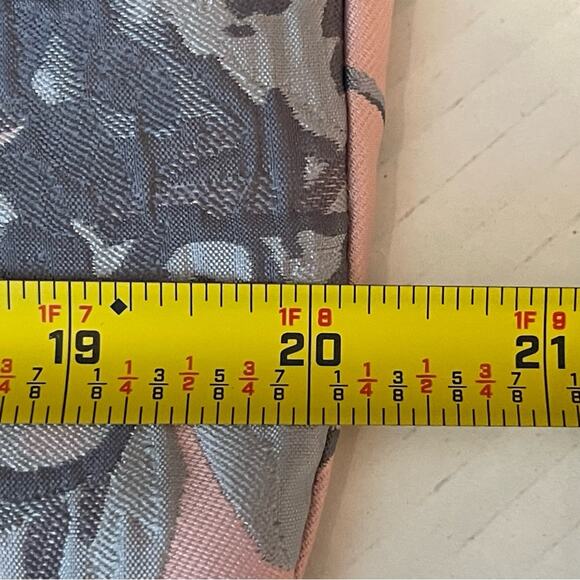 Badgley Mischka Powder Pink With Blue Floral Royal CastleCore Dress NWOT Size 6 - Picture 14 of 15